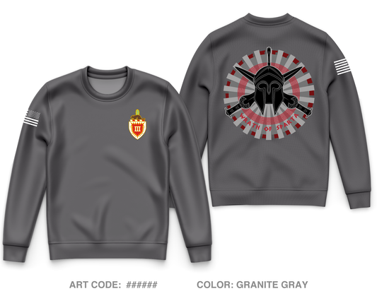 HHC | 3 EN SPARTANS Core Men's Crewneck Performance Sweatshirt - KUsqbX