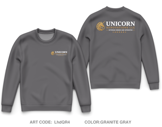 Unicorn Renovations LLC Core Men's Crewneck Performance Sweatshirt - LhdQR4