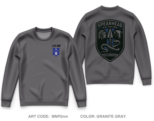 1-351 BSB Core Men's Crewneck Performance Sweatshirt - MNP5nm