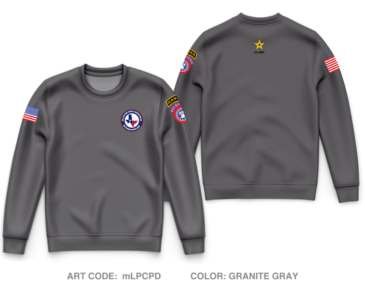 Dallas Fort Worth Recruiting Battalion Core Men's Crewneck Performance Sweatshirt - mLPCPD