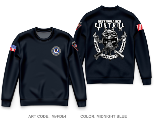 FCC Florence Disturbance Control Team Core Men's Crewneck Performance Sweatshirt - MvFDk4