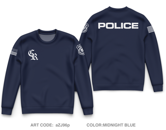 USASA Camp Roberts PD Core Men's Crewneck Performance Sweatshirt - aZJ96p