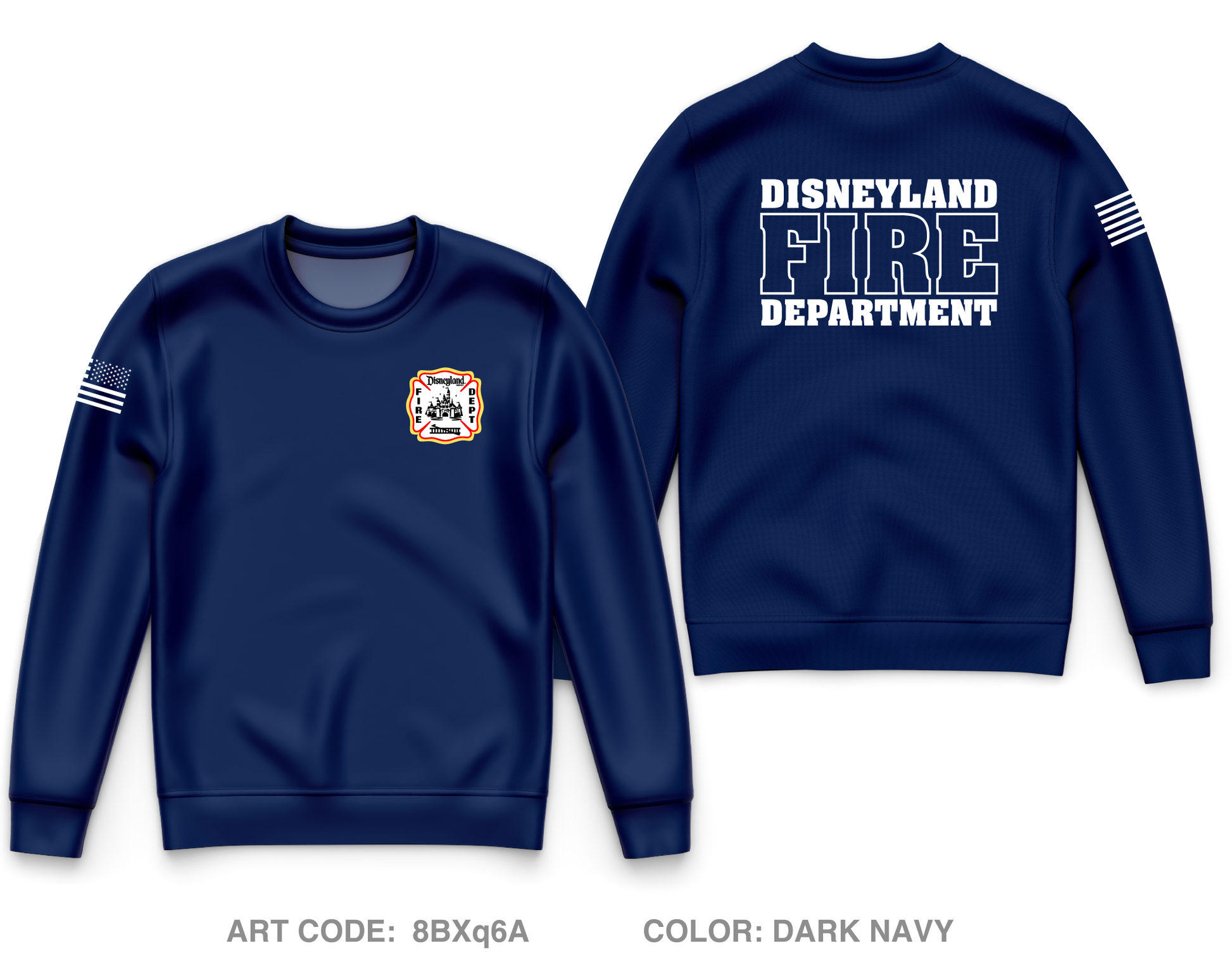 DLR FIRE Core Men's Crewneck Performance Sweatshirt - 8BXq6A