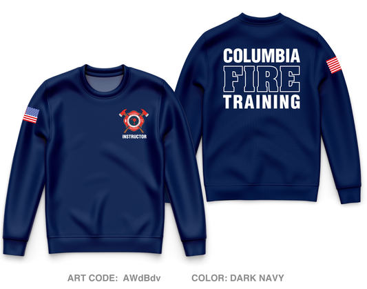 Columbia Fire Training Core Men's Crewneck Performance Sweatshirt - AWdBdv