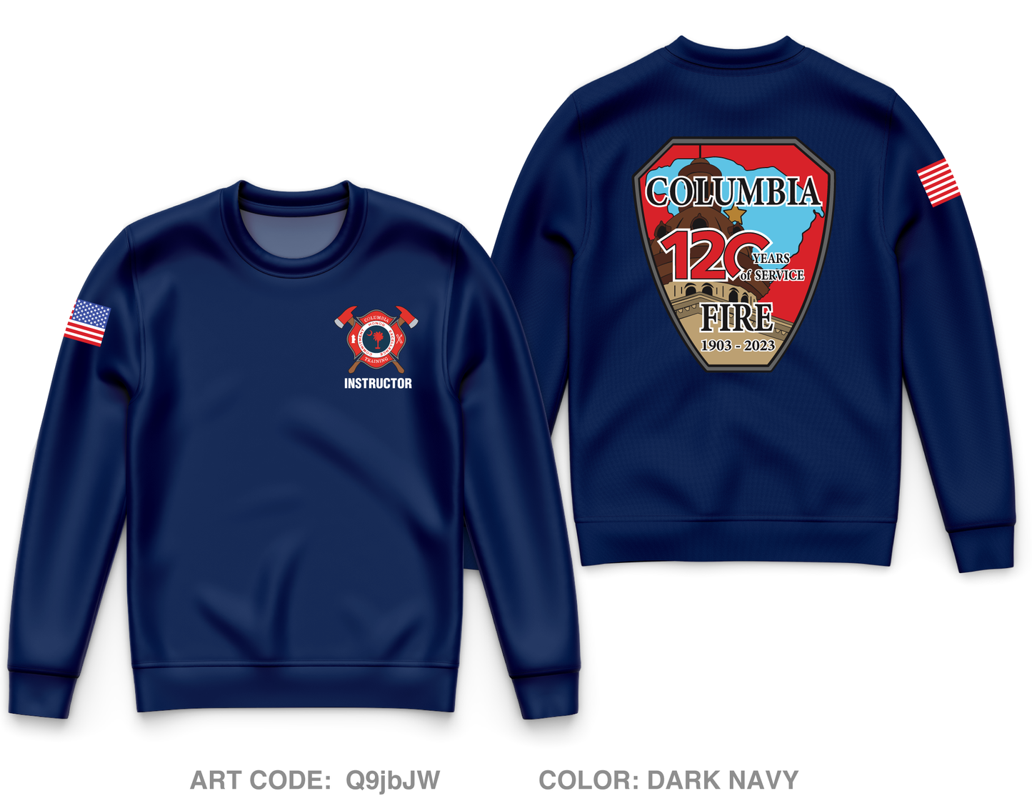 Columbia Fire Training Core Men's Crewneck Performance Sweatshirt - Q9jbJW