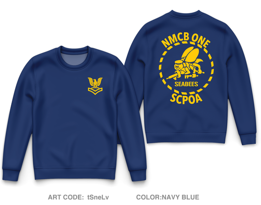 NMBC 1 SCPOA Core Men's Crewneck Performance Sweatshirt - tSneLv