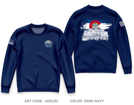 RTD Transit Police Fraternal Order of Police Lodge 72 Core Men's Crewneck Performance Sweatshirt - wDScS2