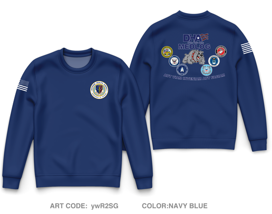 DHA J4 Fundraising Collection Core Men's Crewneck Performance Sweatshirt - ywR2SG