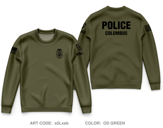 POLICE Core Men's Crewneck Performance Sweatshirt - 4dzmBR