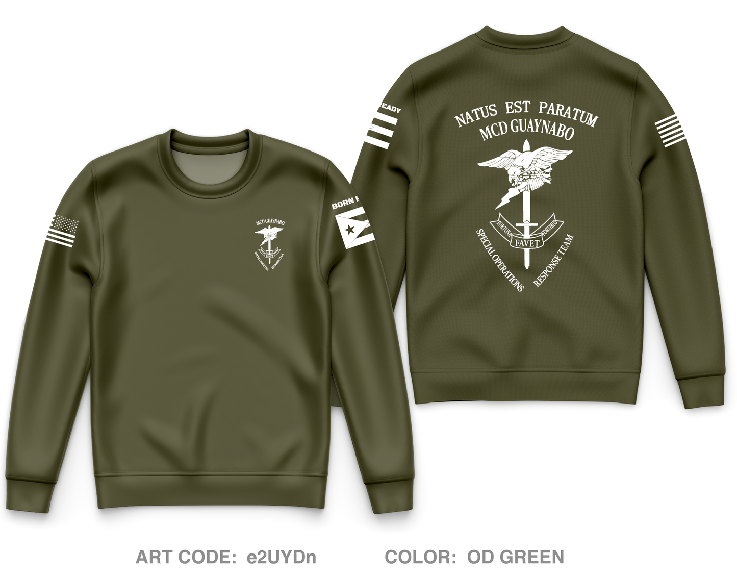 MDC Guaynabo Core Men's Crewneck Performance Sweatshirt - e2UYDn