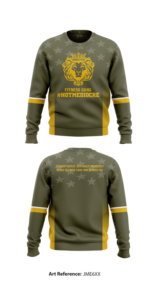 #NotMediocre Store 7964 Core Men's Crewneck Performance Sweatshirt - jme6Xx