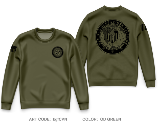 SOD Core Men's Crewneck Performance Sweatshirt - kgfCVN