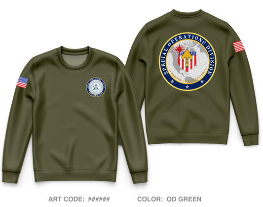 SOD Core Men's Crewneck Performance Sweatshirt - xWVhEF