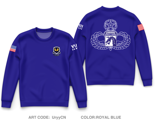 XVIII Airborne Corps OSJA Core Men's Crewneck Performance Sweatshirt - UryyCN