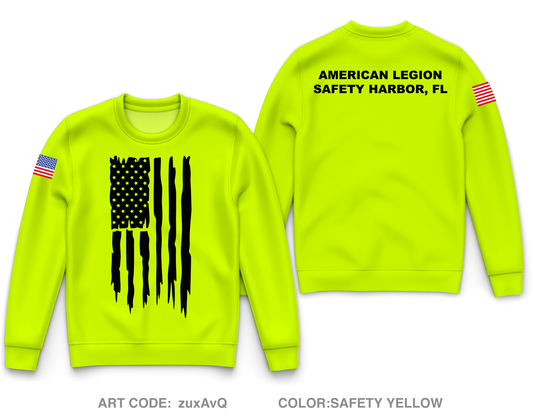 American Legion Post 238 Core Men's Crewneck Performance Sweatshirt - zuxAvQ