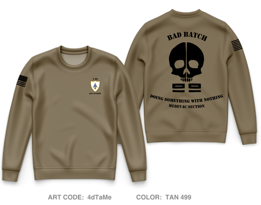 1 - 26 hhc 2nd but 101st airborne div Core Men's Crewneck Performance Sweatshirt - 4dTaMe