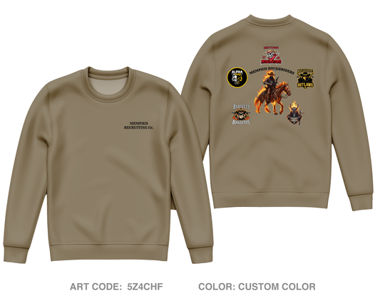 Memphis Recruiting Company Core Men's Crewneck Performance Sweatshirt - 5Z4CHF