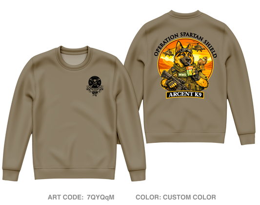 ARCENT K9 Core Men's Crewneck Performance Sweatshirt - 7QYQqM