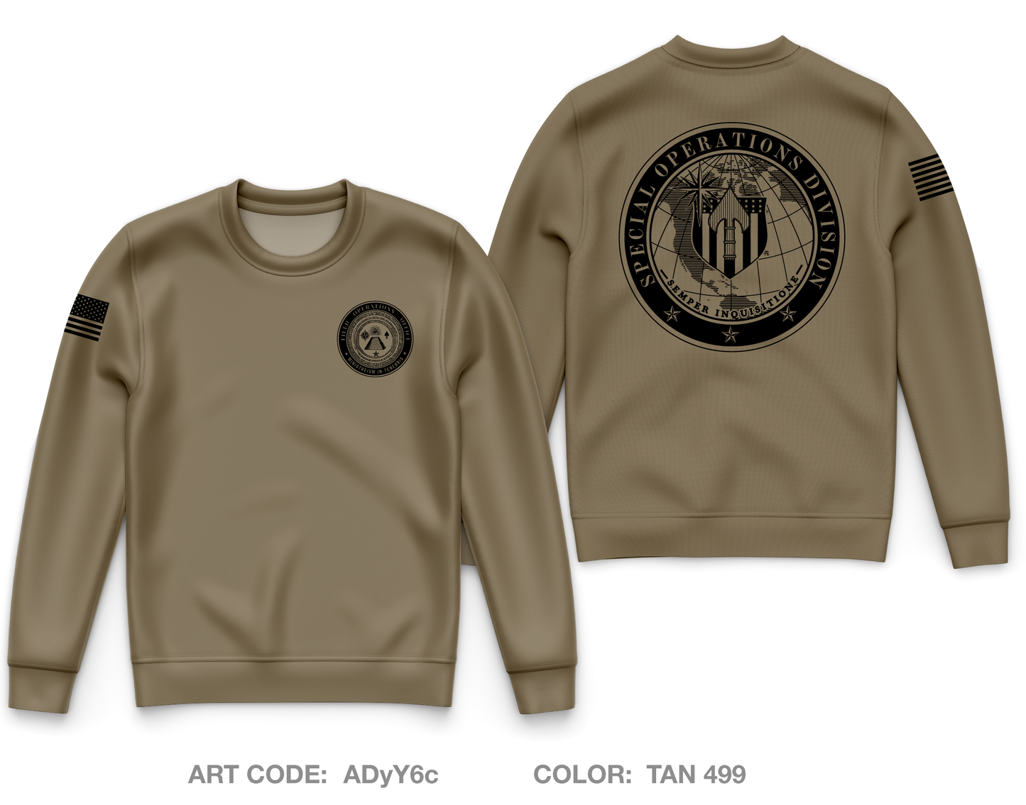 SOD Core Men's Crewneck Performance Sweatshirt - ADyY6c