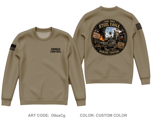 Damage Control Core Men's Crewneck Performance Sweatshirt - D9ssCg