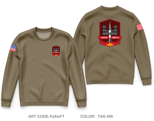 334th FEST-A Store 1 Core Men's Crewneck Performance Sweatshirt - FsXwFT