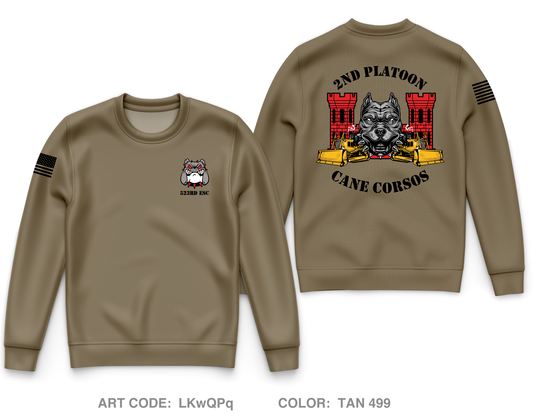 523rd ESC, 84th EN BN - Second platoon Core Men's Crewneck Performance Sweatshirt - LKwQPq