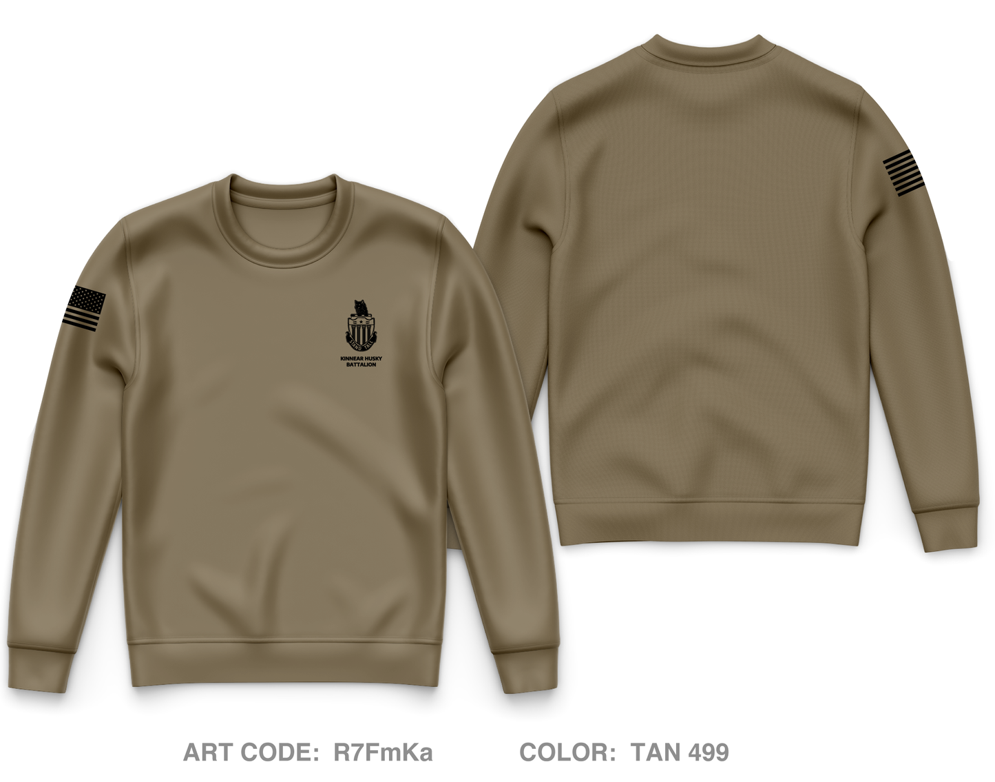 UW Army ROTC Core Men's Crewneck Performance Sweatshirt - R7FmKa