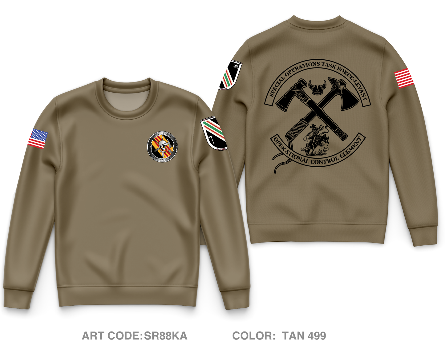 HHC, 3rd BN, 5th SFG(A) Core Men's Crewneck Performance Sweatshirt - SR88KA