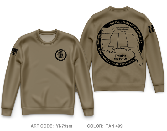 Mission Training Complex - Fort Chaffee Core Men's Crewneck Performance Sweatshirt - YN79sm