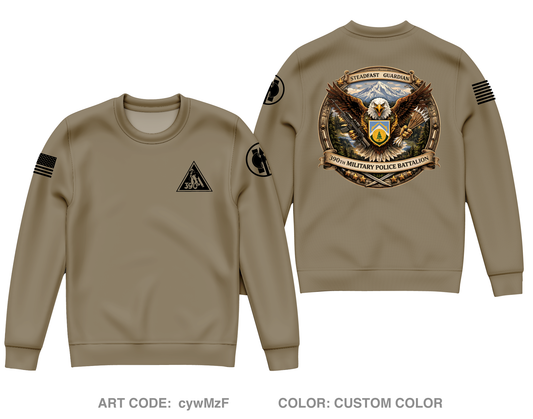 390th MP BN HHD Core Men's Crewneck Performance Sweatshirt - cywMzF