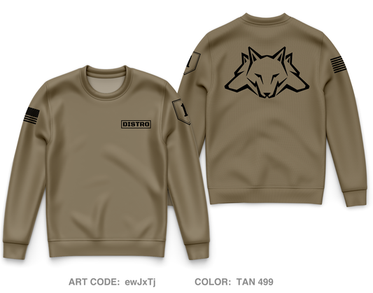 Distro Platoon, I FSC, 1-16IN Core Men's Crewneck Performance Sweatshirt - ewJxTj