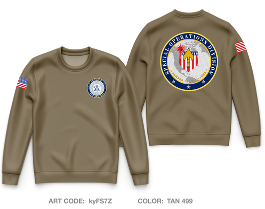 SOD Core Men's Crewneck Performance Sweatshirt - kyFS7Z