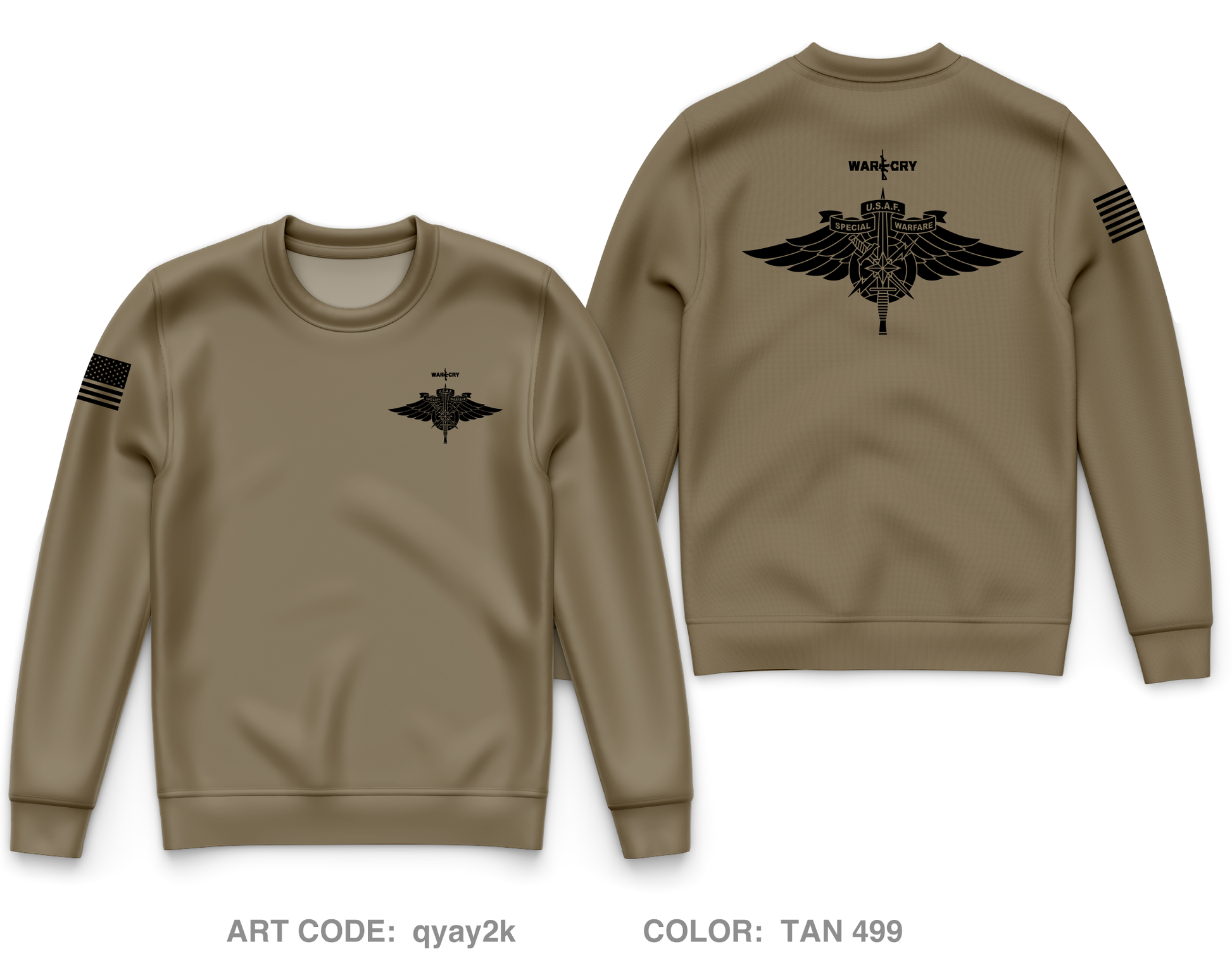 USAF SPECIAL WARFARE STORE 1 Core Men's Crewneck Performance 