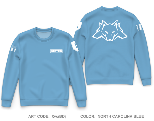 Distro Platoon, I FSC, 1-16IN Core Men's Crewneck Performance Sweatshirt - XwaBDj
