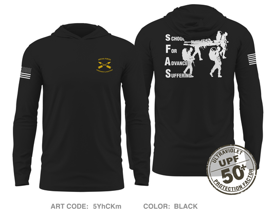SFAS Core Men's UPF 50+ Hooded Performance LS Tee - 5YhCKm