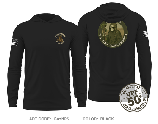 909th FRSD Core Men's UPF 50+ Hooded Performance LS Tee - GnxNP5