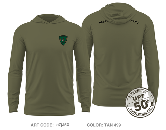 Linn County Regional SWAT Core Men's UPF 50+ Hooded Performance LS Tee - c7jJ5X
