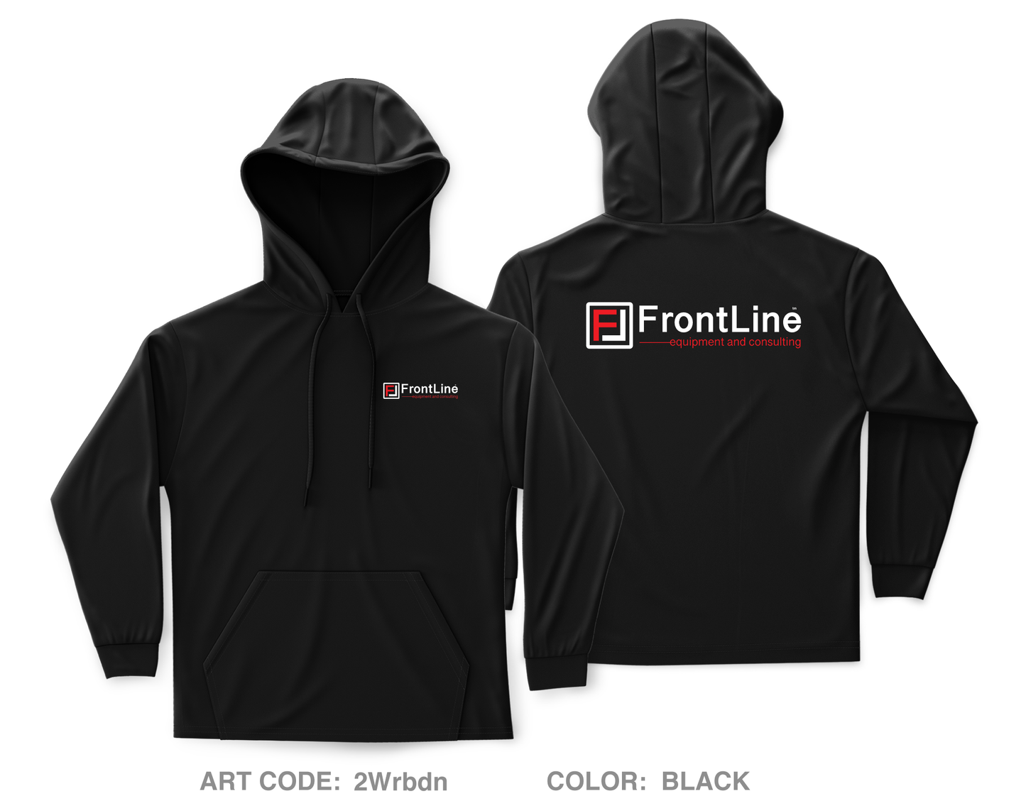 Frontline Equipment and Consulting Core Men's Hooded Performance Sweatshirt - 2Wrbdn