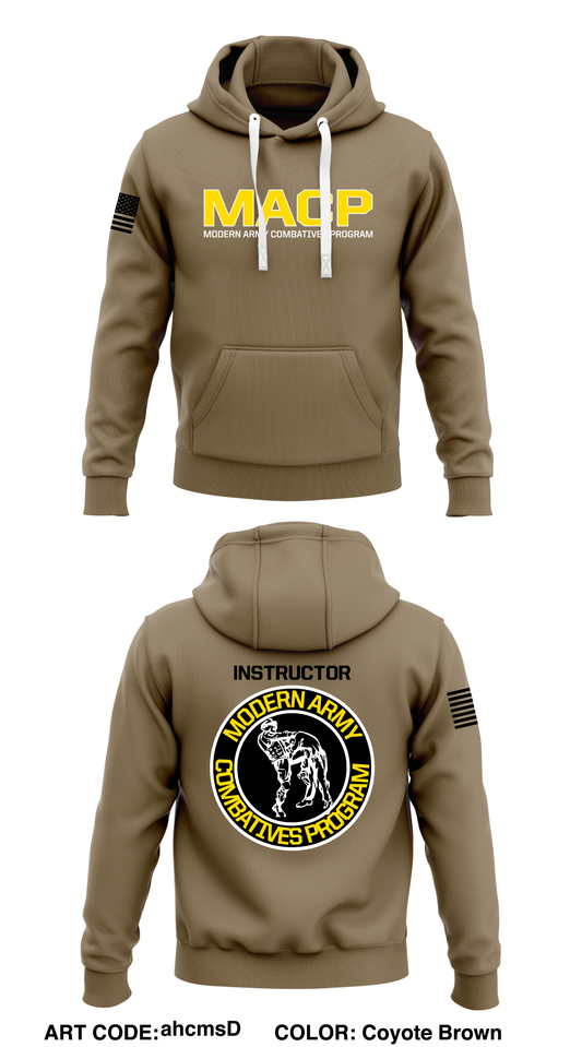 Modern Army Combatives Program Store 1 Core Men's Hooded Performance Sweatshirt - ahcmsD