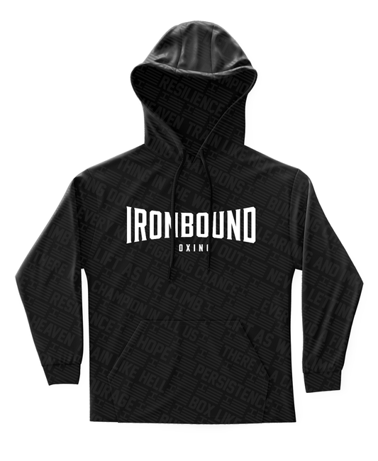 Ironbound Core Men's Hooded Performance Sweatshirt - Fighting Phrases