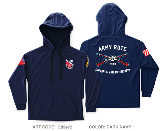 Ole Miss ROTC Cadet  Core Men's Hooded Performance Sweatshirt - Cd3e72