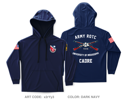 Ole Miss ROTC  Core Men's Hooded Performance Sweatshirt - x2rYy3