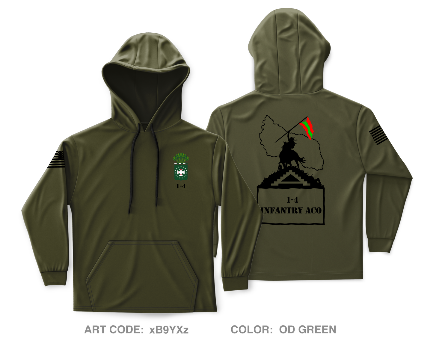 JUST 1-4 IN BN Core Men's Hooded Performance Sweatshirt - xB9YXz