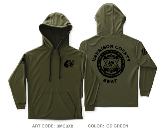 Harrison County SWAT Core Men's Hooded Performance Sweatshirt - 3MCuXb