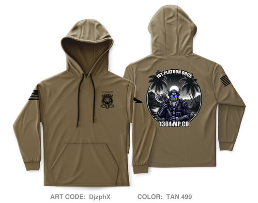 1304th MP CO Core Men's Hooded Performance Sweatshirt - DjzphX