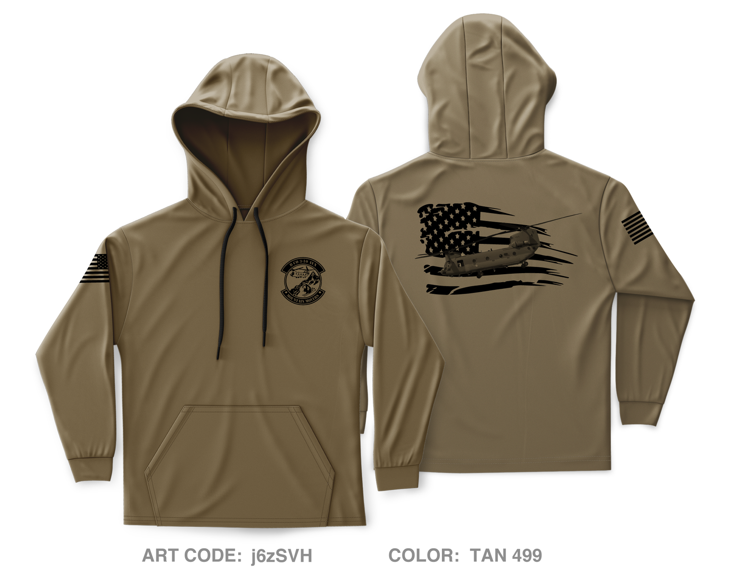 B Co, 3-10 GSAB, 10th CAB, 10th MTN Core Men's Hooded Performance Sweatshirt - j6zSVH