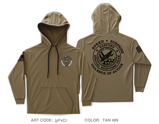 HANFORD PATROL SRT Store 1 Core Men's Hooded Performance Sweatshirt - JYFXCR