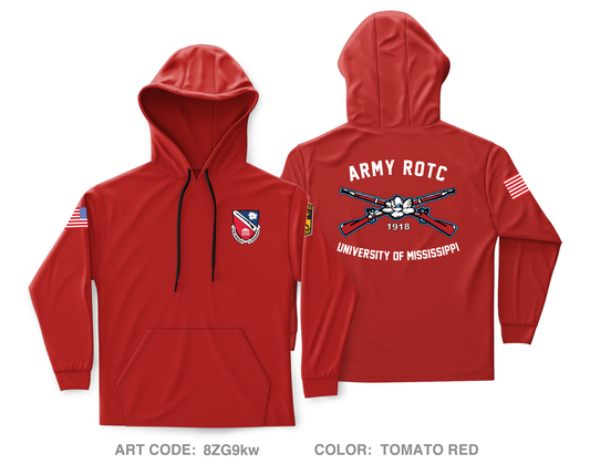 Ole Miss ROTC Cadet  Core Men's Hooded Performance Sweatshirt - 8ZG9kw