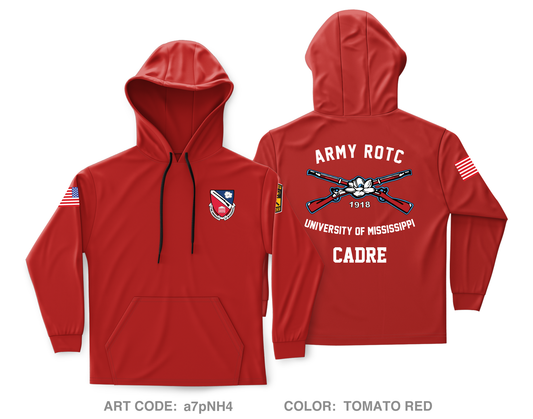 Ole Miss ROTC  Core Men's Hooded Performance Sweatshirt - a7pNH4