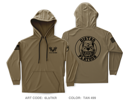E. CO, 3-82 GSAB Core Men's Hooded Performance Sweatshirt - 6LbTKR